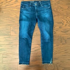AG Adriano Goldschmeid Mid rise Stevie capri denim size 27